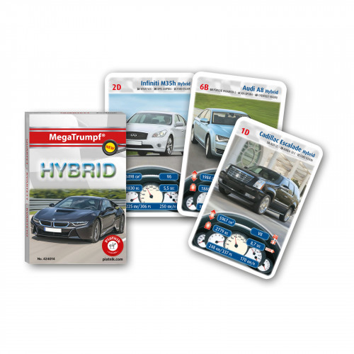 Joc de carti Piatnik, Megatrumpf - Hybrid Cars, pentru 2-4 jucatori de peste 7 ani